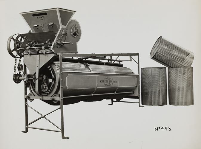 Photograph - Schumacher Mill Furnishing Works, Seed Grading Machine, Port Melbourne, Victoria, circa 1940s