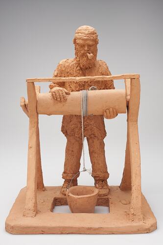 Sculpture - 'The Windlass', Mr. Leon Wolowski, Clay, 1984