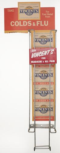 Dispenser Rack - Vincent's Powders, circa 1965