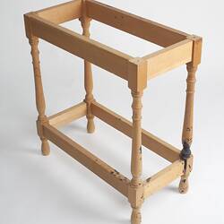 Table - Adolph Bruhn & Son, Wooden, Turned, Frame & Legs, circa 1970-1990