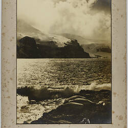 Photograph - Heard Island, View from Atlas Cove, BANZARE Voyage 1, Antarctica,1929-1930
