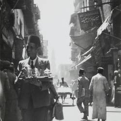 Photograph - Street Scene, Cairo, Egypt, World War II, 1939-1943