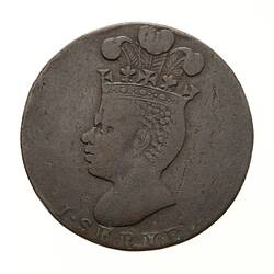 Token - 1 Penny, Sir Philip Gibbs, Barbados, 1788