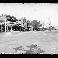 Glass Negative - Pall Mall, Bendigo, Victoria, Apr 1898