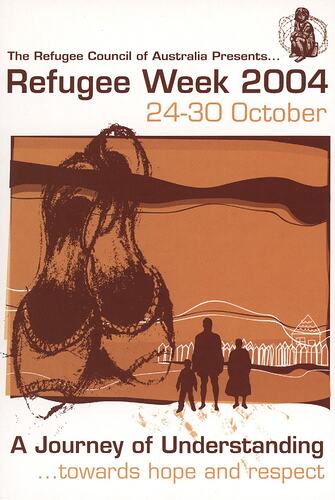 Postcard - 'Refugee Week', Avant Card, 2004