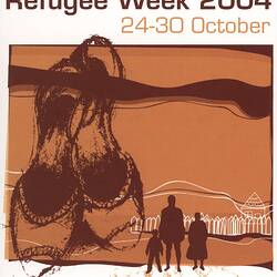 Postcard - 'Refugee Week', Avant Card, 2004