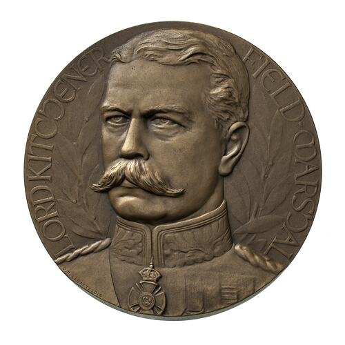 Medal - Lord Kitchener, by Jules Legastelois, France, 1918