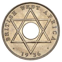 Coin - 1/2 Penny, British West Africa, 1936