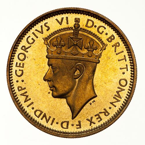 Proof Coin - 1 Shilling, British West Africa, 1938