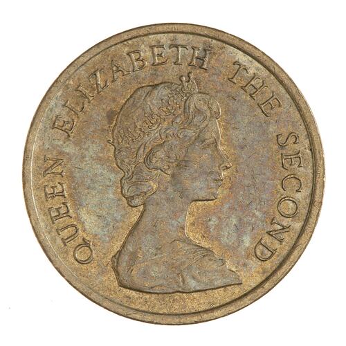 Coin - 10 Cents, Hong Kong, 1982