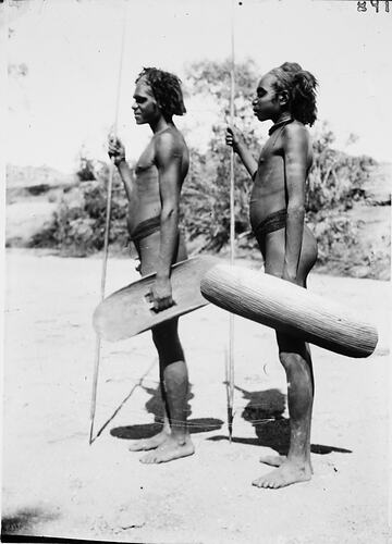 Portrait of two Arrernte men