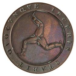 Coin - 1/2 Penny, Isle of Man, 1813