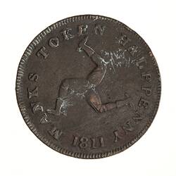 Token - 1/2 Penny, Isle of Man, 1811