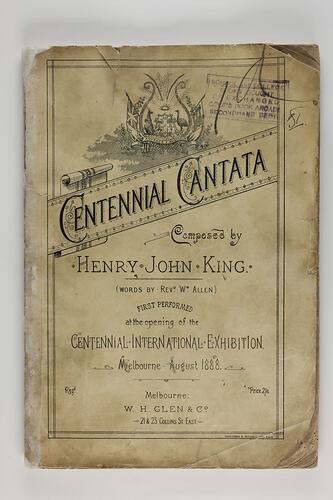 Book - Centennial Cantata