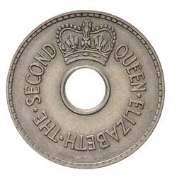 Coin - 1 Penny, Fiji, 1955