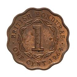 Coin - 1 Cent, British Honduras (Belize), 1964