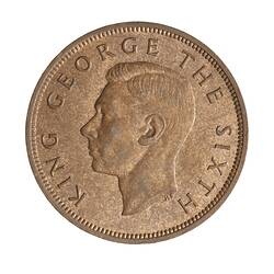 Coin - 1 Penny, New Zealand, 1949