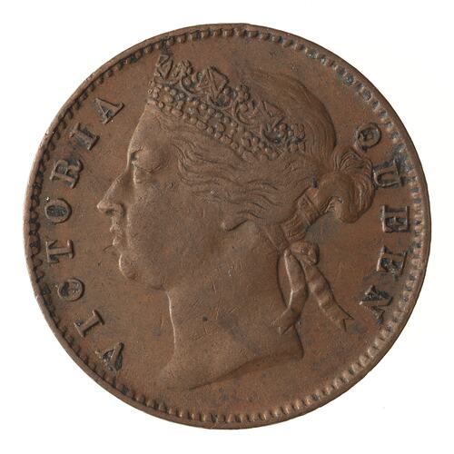 Coin - 1/4 Cent, Straits Settlements, 1873