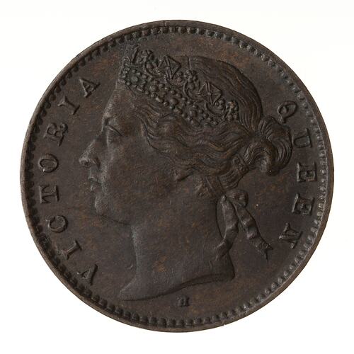 Coin - 1 Cent, Mauritius, 1877