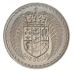 Coin - 1 Dollar, New Zealand, 1967
