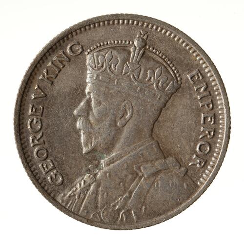 Coin - 6 Pence, New Zealand, 1936