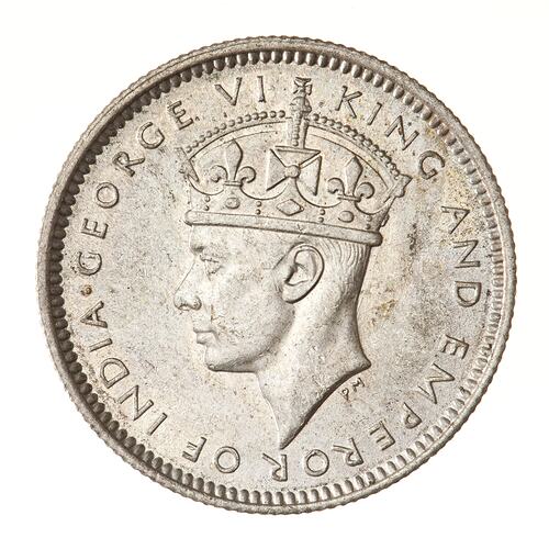 Coin - 10 Cents, Malaya, 1945