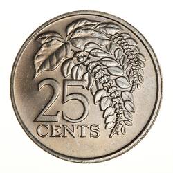 Coin - 25 Cents, Trinidad & Tobago, 1979