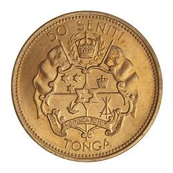 Coin - 50 Senti, Tonga, 1970