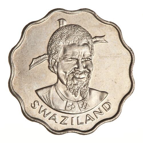 Coin - 20 Cents, Swaziland, 1974