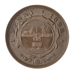 Coin - 1 Penny, South Africa, 1898