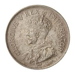 Coin - 1/2 Crown, South Africa, 1936