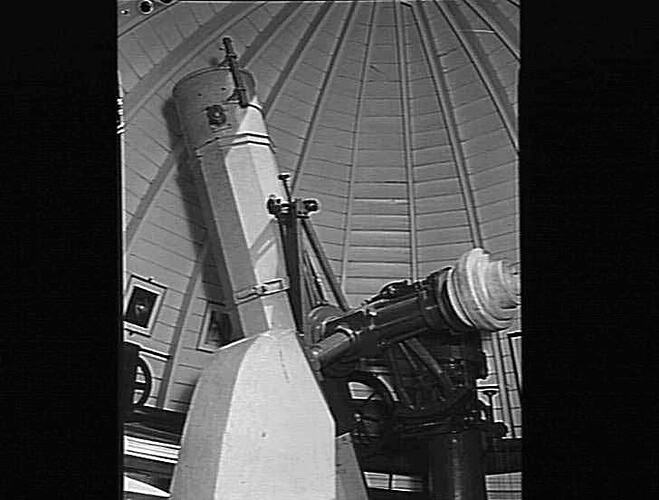 Negative - Jeffree Telescope, Astrograph House, Melbourne Observatory, South Yarra, Victoria, circa 1968