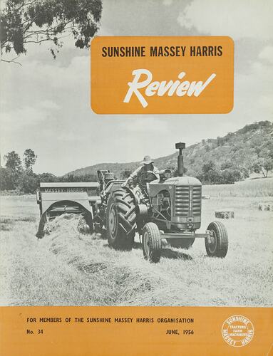 Magazine - Sunshine Massey Harris Review, No 34, Jun 1956