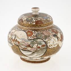 Covered Bowl - Satsuma Style, Japan, Early Meiji Period, 1868-1880