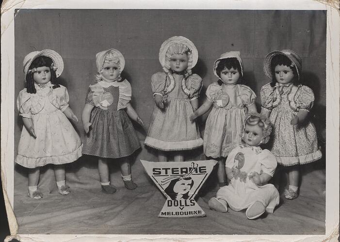 Photograph - L. J. Sterne Doll Co. Product Display of Dolls, circa 1946-1973