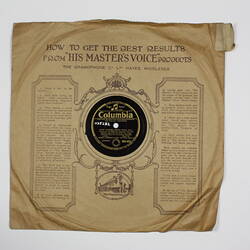 Disc Recording - Columbia, "Savoy Minstrel Songs-Medley, Parts 1 & 2", Debroy Sommers Band 1939