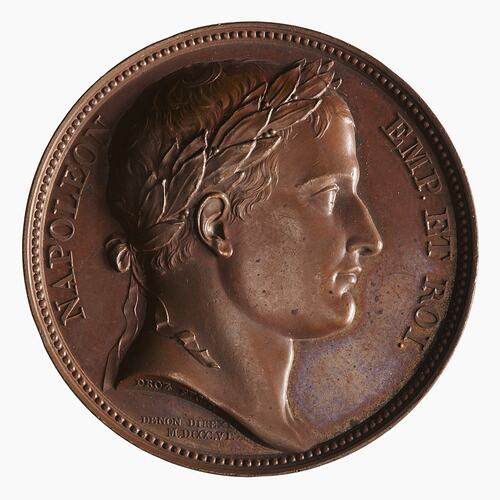 Medal - Conquest of Dalmatia, Napoleon Bonaparte (Emperor Napoleon I), France, 1806