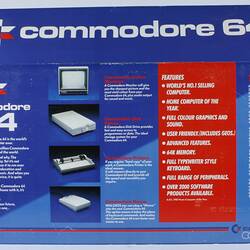 Packaging - Cardboard Sleeve, Commodore 64 Computer, United States, 1984