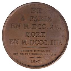 Medal - Jean-Francois de La Harpe, France, 1822