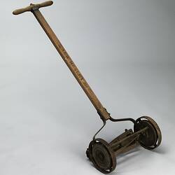 Lawn Mower - Cylinder, Manual, 'New Henley', Indiana, United States, circa 1925
