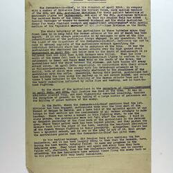 Off-white paper with printed text.
