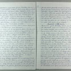Manuscript - 2, Scrooby Top to Inverloch, circa 2001