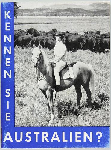 Booklet - 'Kennen Sie Australien?', Commonwealth of Australia, circa 1950s, Front Cover