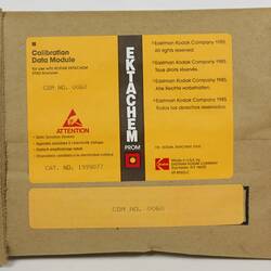 Integrated Circuit Package - Kodak, Calibration Data Module, 1985