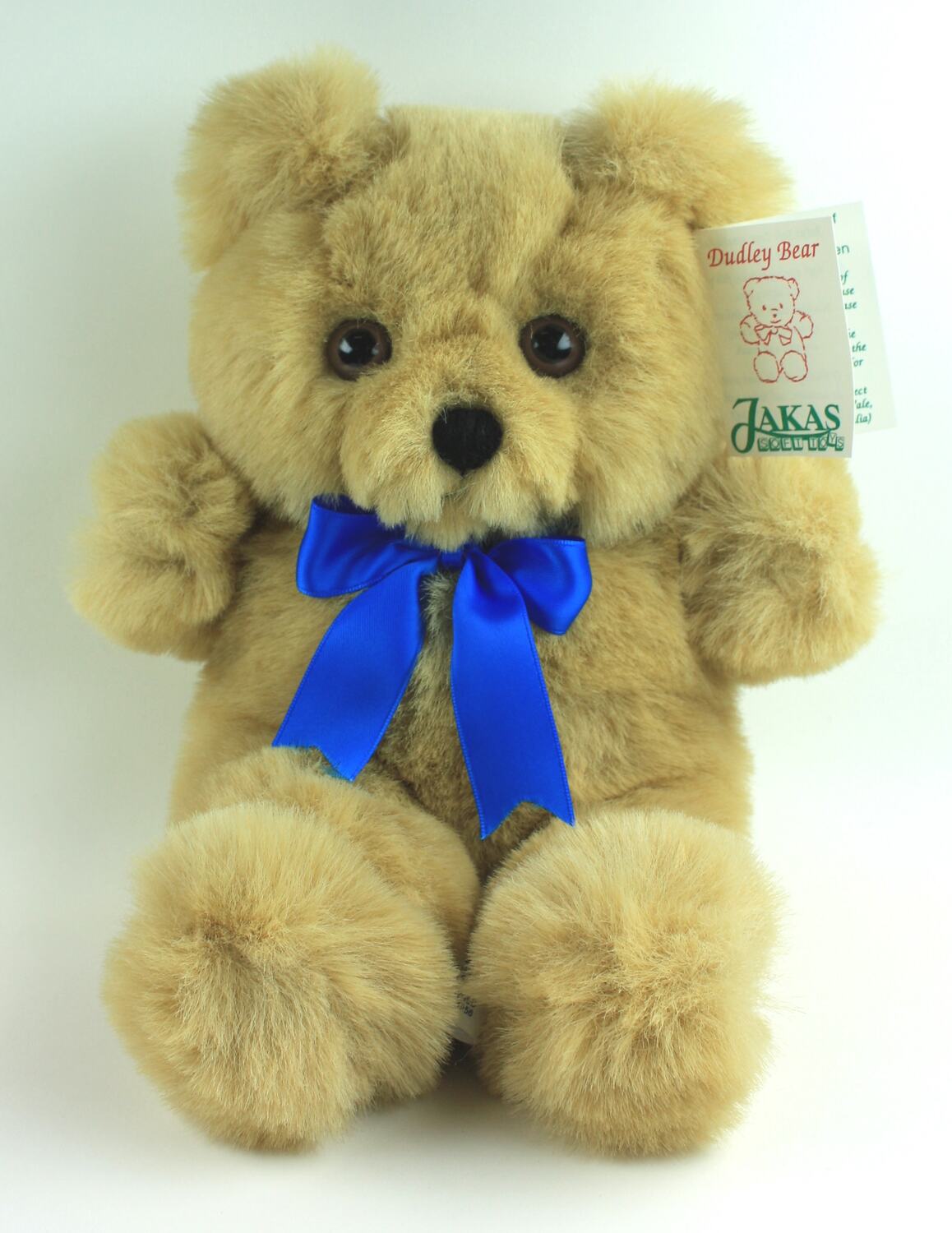 Teddy Bear Jakas Soft Toys, Beige 'Dudley Bear', Melbourne, circa19871995