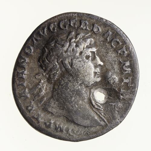 Coin - Denarius, Emperor Trajan, Ancient Roman Empire, 103-111 AD