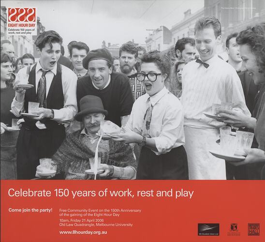 Poster - 'Celebrate 150 Years of Work, Rest & Play', 2006