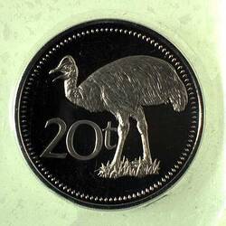 Proof Coin - 20 Toea, Papua New Guinea, 1975