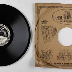 Disc Recording - Edison, Double-Sided, 'How Near Am I To Slumber Part 1' & 'Part 2', 1921-1929