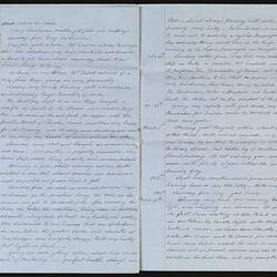 Letter - George Allen, Melbourne, 1853-1854
